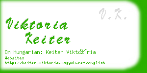 viktoria keiter business card